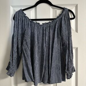 Size S - Off the should top with sleeve detail